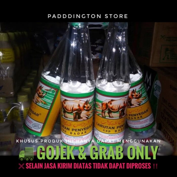 

Ready Stock Larutan Penyegar Cap Badak Botol 500 Ml