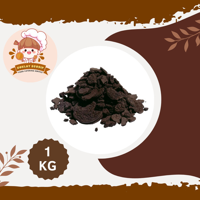 

Diskon Coklat Bubuk Black Cookies Crumble Kasar Premium 500Gr 1Kg