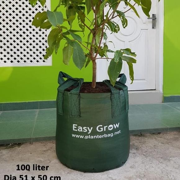 Planter Bag 100 Liter Tall Original Easy Grow - PLANTER BAG HIJAU 100 LITER - Planter Bag Tinggi - P