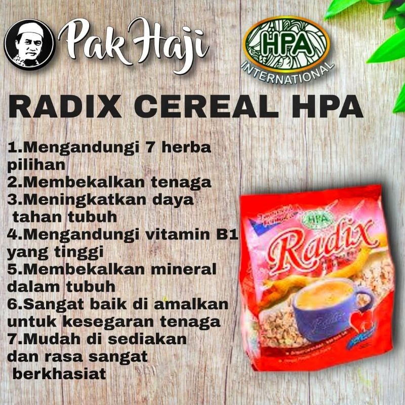 

Radix Cereal HPA International