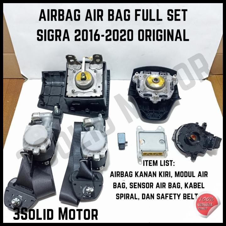 AIRBAG AIR BAG FULL SET CALYA SIGRA 2016-2016-2020 ORIGINAL