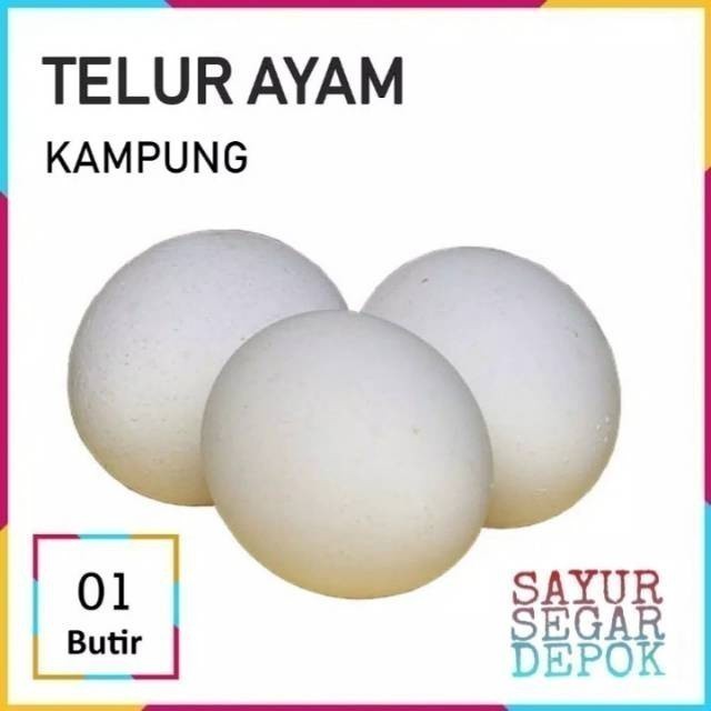 

TELUR AYAM KAMPUNG ISI 6 PCS