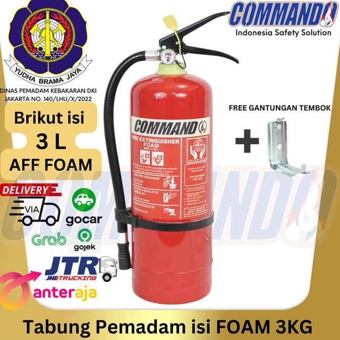 APAR FOAM 3 KG COMMANDO / AFF FOAM 3 L / Komplit Set