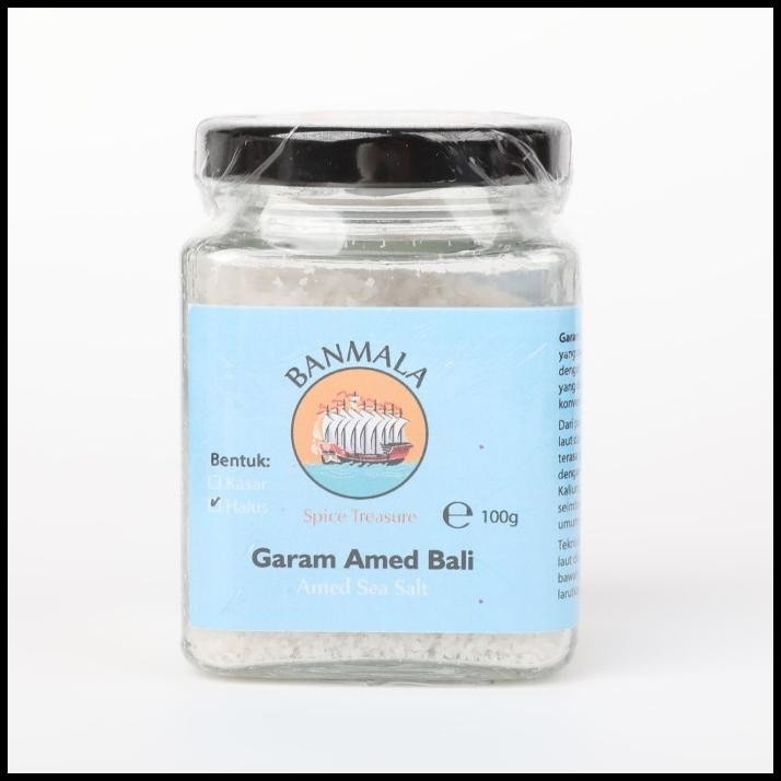 

Garam Amed Bali Gourmet Sea Salt Botol Glass Jar Banmala