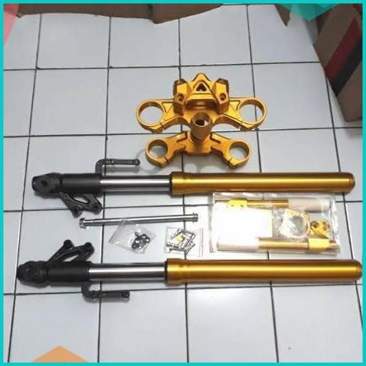 Upside Down / Usd Double Disc Nui Ninja 250 Fi Z250 Fi + Stang jepit 1