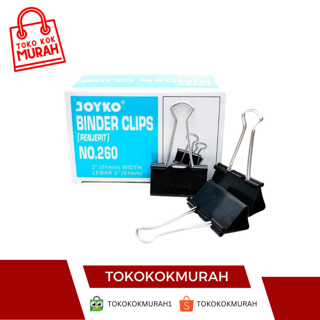 

JOYKO BINDER CLIP 260 PER PAK