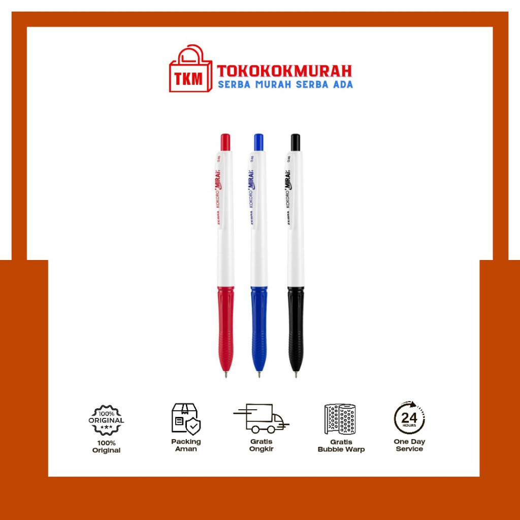 

Bolpoint / Ballpen / Bolpoin / Pen / Pulpen Kokoro Mirai Gel 0.48 / PCS