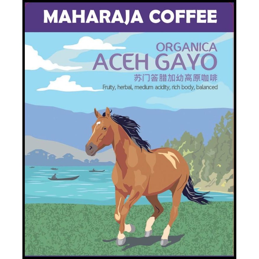 

Kopi Arabika Organica Aceh Gayo 1Kg Econo Pack - Maharaja Coffee