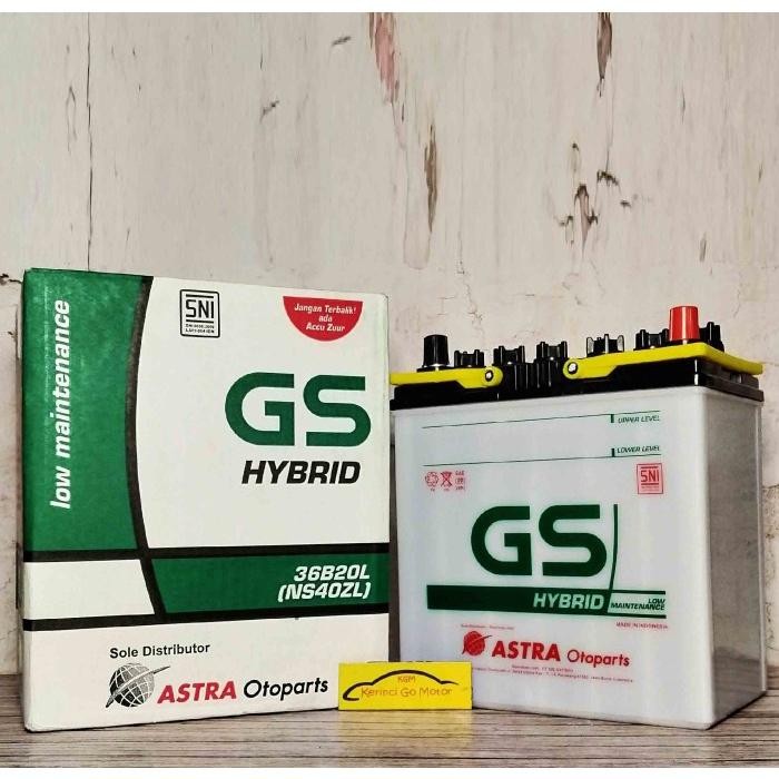 Aki Gs Astra Hybrid Ns40Zl Accu Aki Gs Hybrid Agya Ayla Calya Sigra