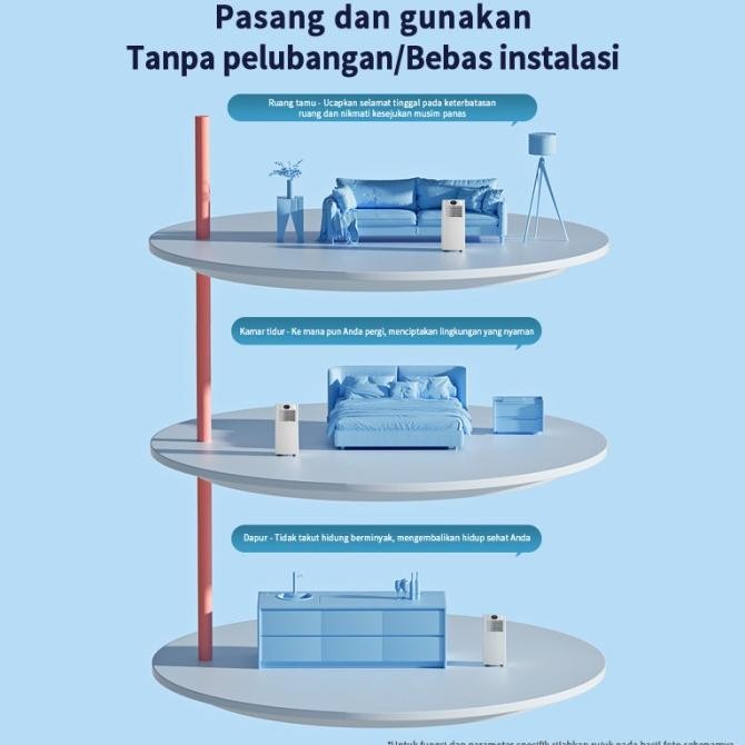 AC Portable 1PK-Function AC-Low-Watt-High Quality-Garansi  1 Tahun [terbaik]