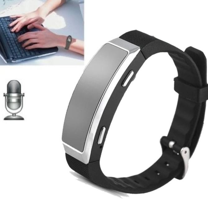 Sale Perekam Suara Portable Mini Alat Rekam Audio + Mp3 + Gelang Jam Tangan