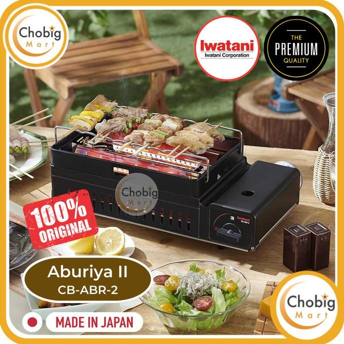 IWATANI Portable Grill Yakiniku Kompor BBQ Panggang Pemanggang Sate