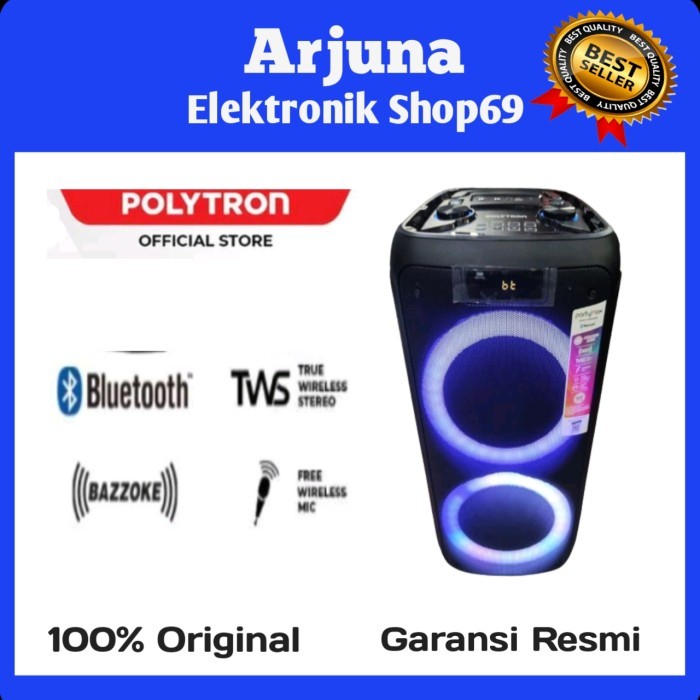 Polytron PartyMax PPS-8L22 Party Speaker Bluetooth PPS8L22
