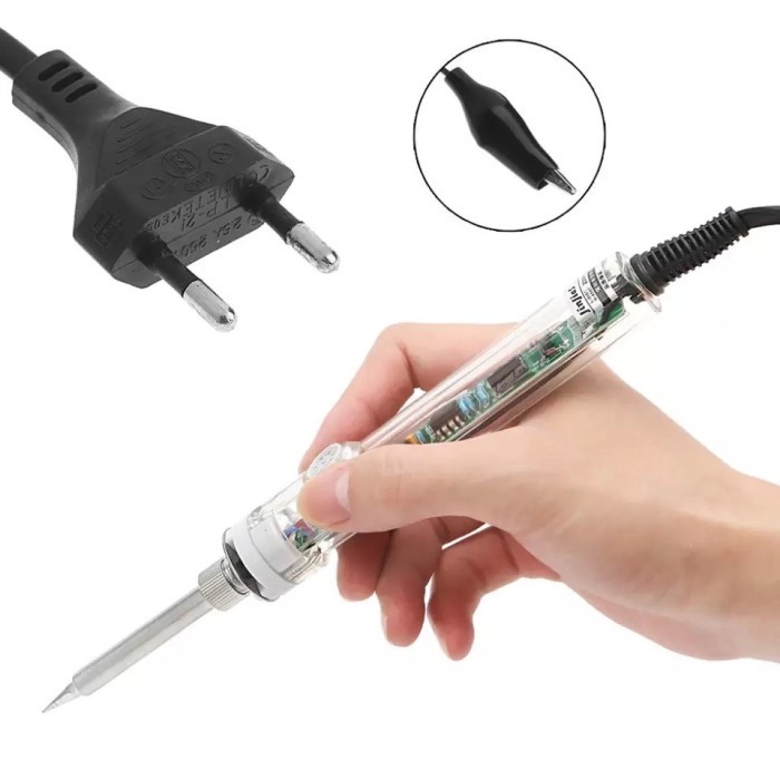 Solder Listrik Elektrik Soldering Iron Lead Alat Las 220V 60W
