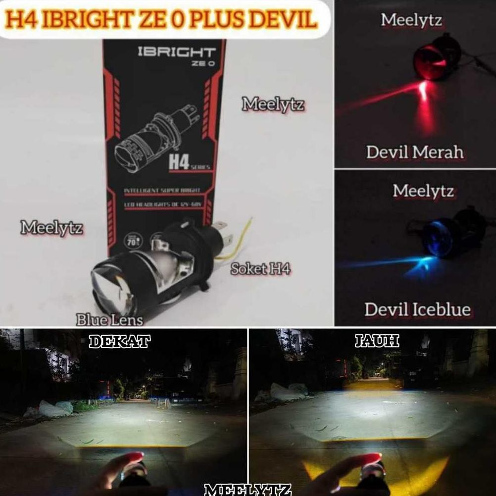 IBRIGHT ZE 0 - Lampu Utama  H4 LED