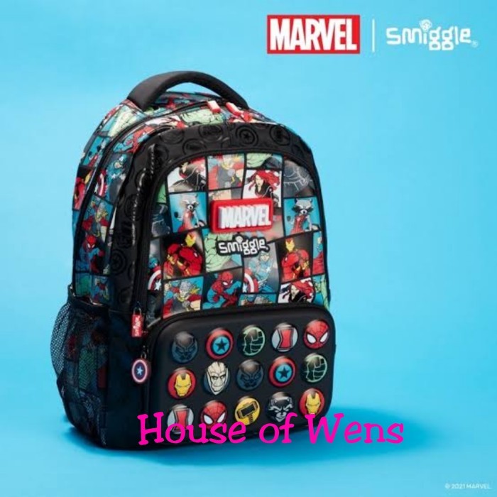 Smiggle Marvel Backpack Original - Tas Ransel Anak Original