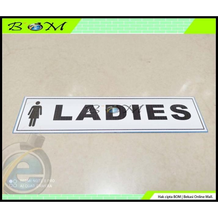 

HOT DEAL STIKER STICKER TULISAN LABEL RUANGAN TEMPAT LADIES !!