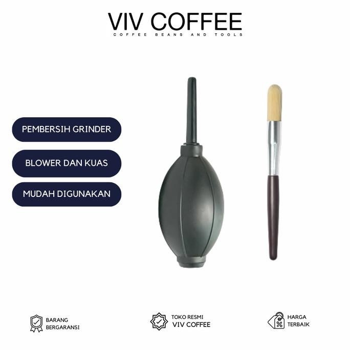 

Set Pembersih Grinder Kopi Blower Dan Kuas 2 in 1