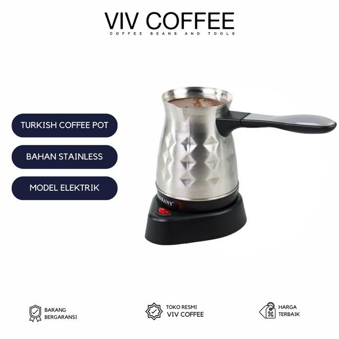 

Turkish Coffee Maker Pot Elektrik Stainless 500 ML