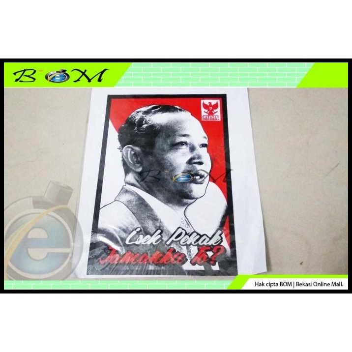 BEST DEAL STICKER STIKER GAMBAR PAK SUHARTO SOEHARTO ISEH PENAK JAMANKU TO !!!