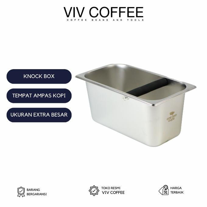 

Knock Box Wadah Ampas Kopi Espresso Box Container Extra Besar