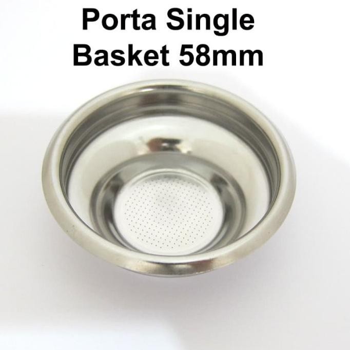 

Single Basket Portafilter 58mm 7gr sampai 12gr PART6101