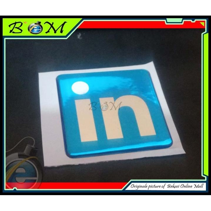 

TERMURAH STICKER STIKER LOGO TIMBUL APLIKASI LINKEDIN LINKED IN !!