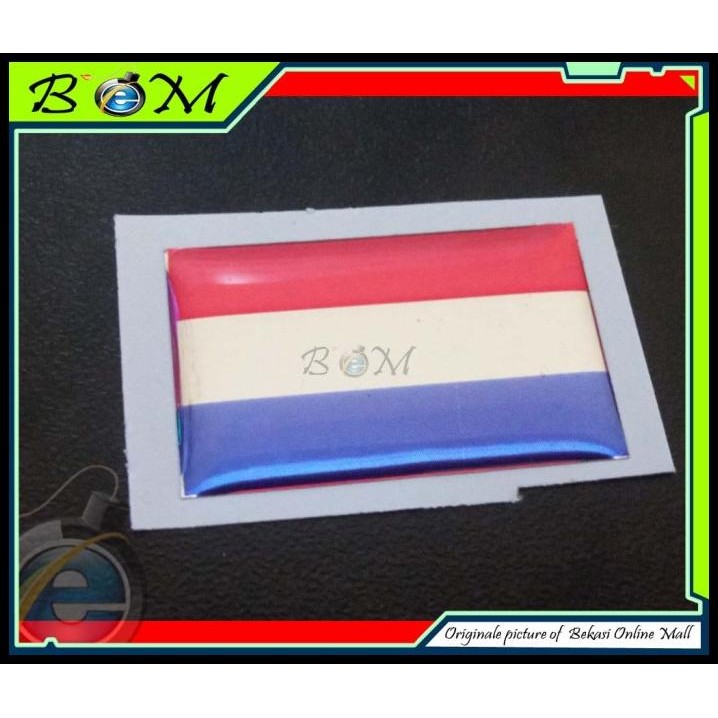 

HOT DEAL STICKER STIKER TIMBUL BENDERA BELANDA NETHERLAND 3X2 CM !!