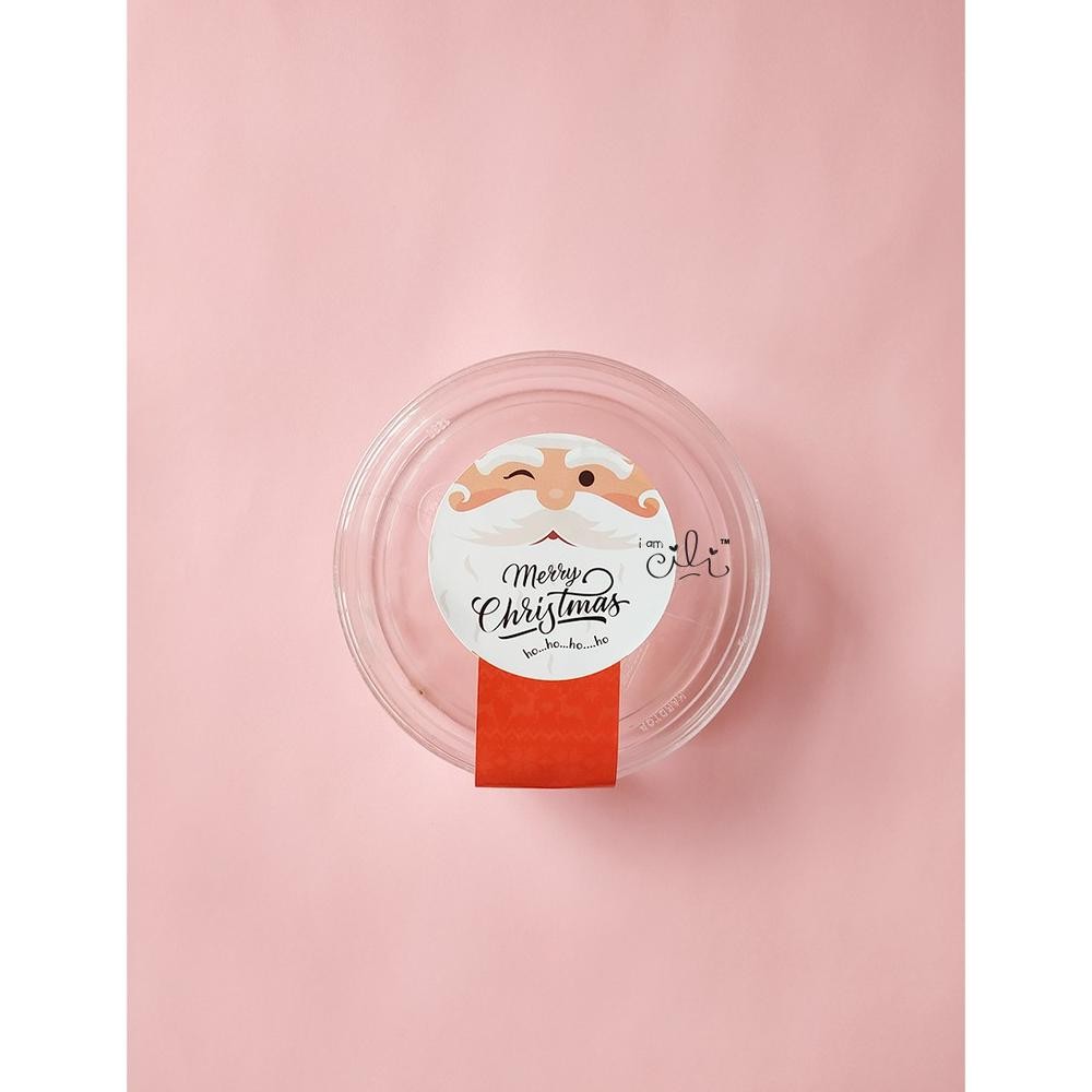 

CR - (SC014/SC015) stiker toples kue kering box kotak natal christmas santa TERLARIS