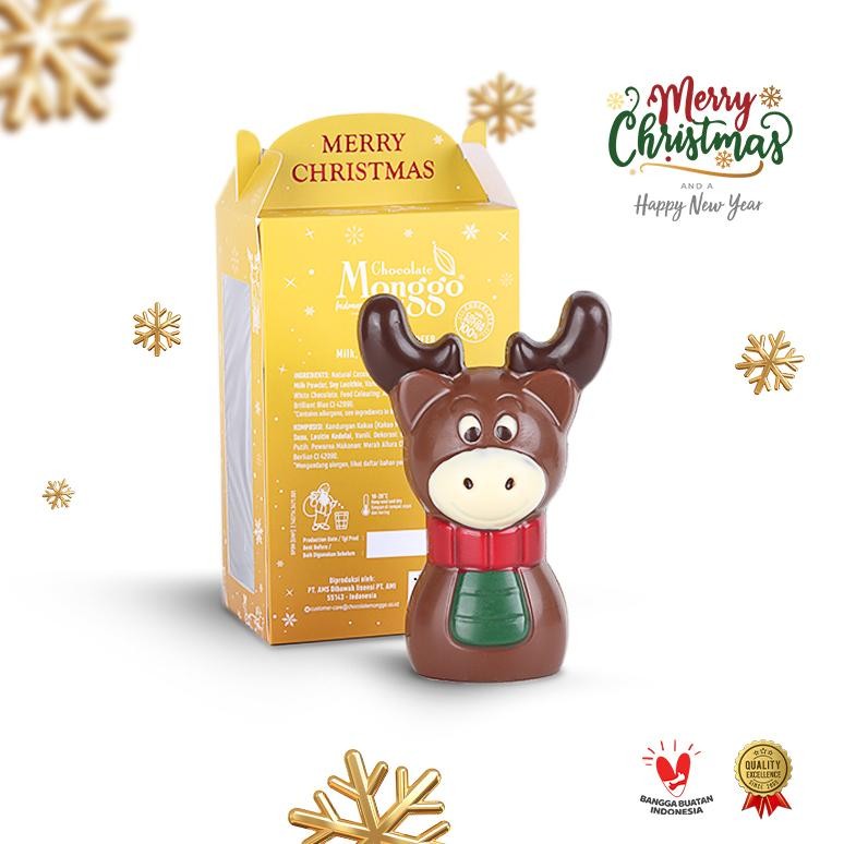 

CR - Chocolate Monggo | Chocolate Deer 120gr | Hadiah Cokelat Natal | Gift Cokelat TERLARIS