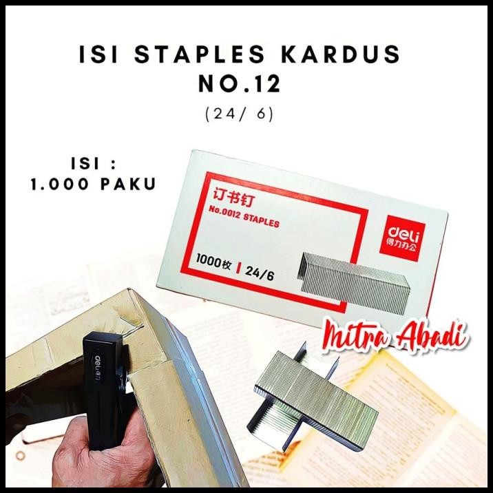 

Metal Plier Stapler Genggam Medium No.12 Tipe 0346