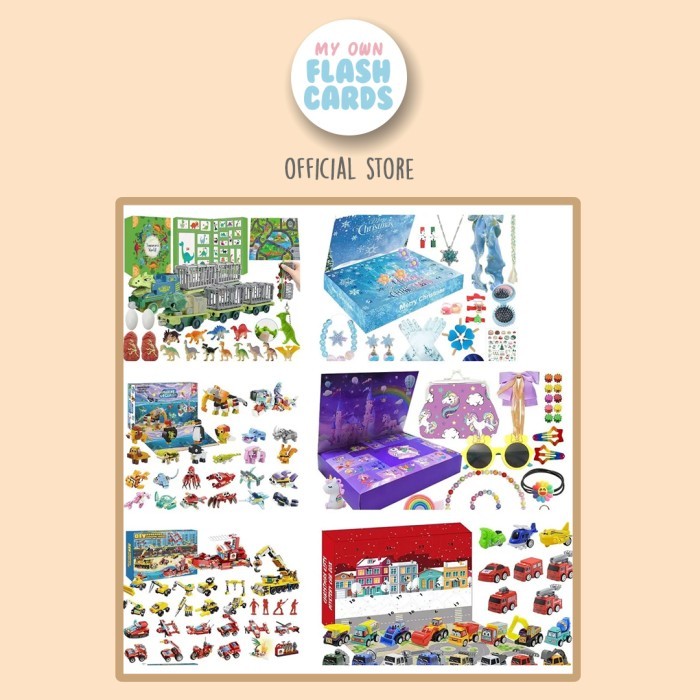 

HARGA DISC - BANYAK TEMA BLIND BOX 2024 Christmas Advent Calendar Gift Box for Girl Kids DIY Jewelry
