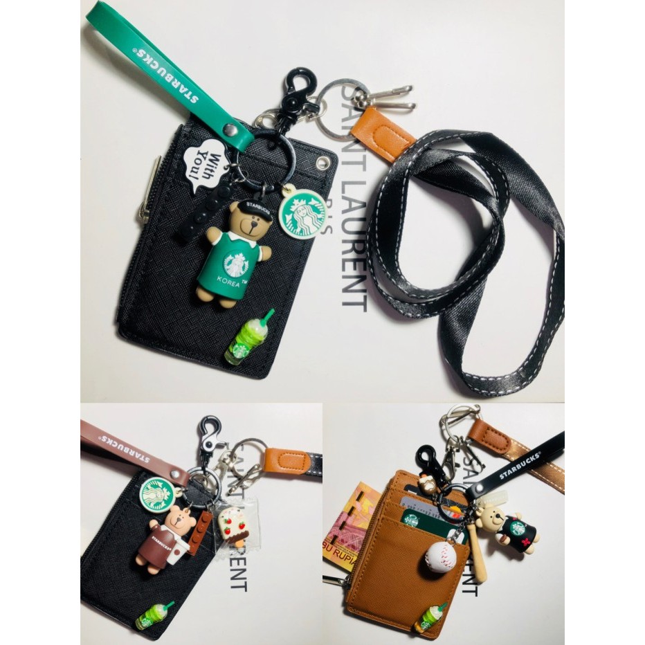 

dompet cardholder Starbucks kartu id/akses/ATM/Pelajar/gift/keychain