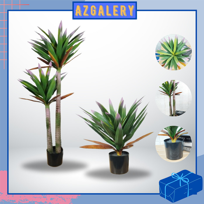 Az Pohon Besar Yucca Plastik Buatan Artificial Dekorasi Sudut Ruangan