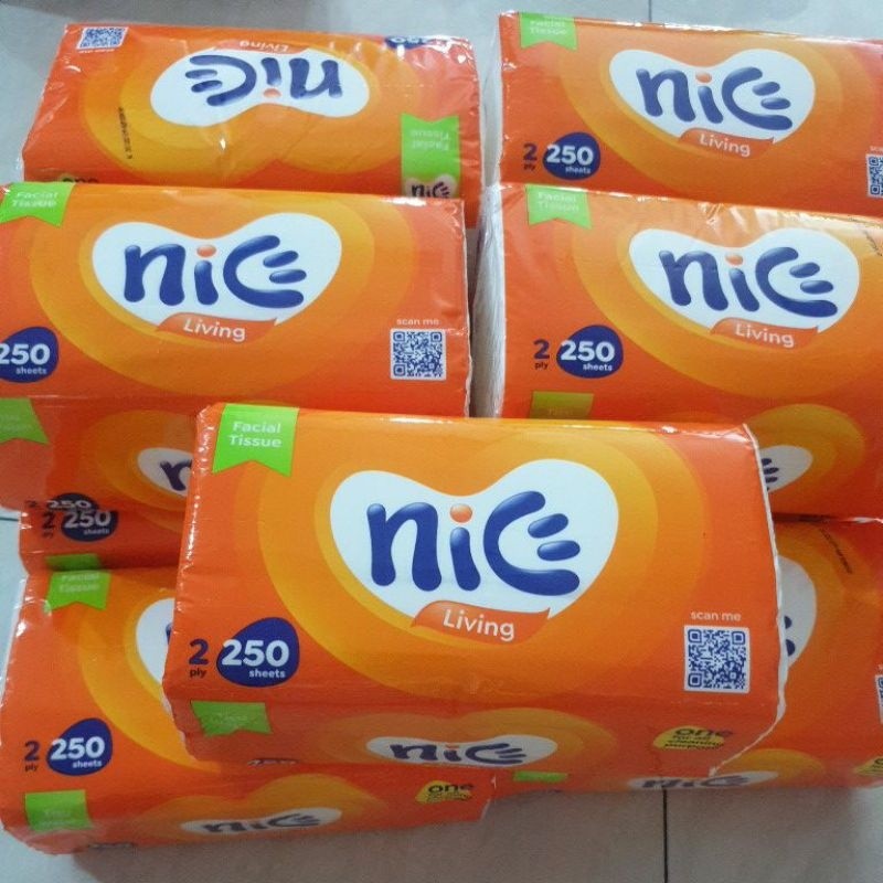 Tisu NICE 250 // Tisu 250 Sheets Merek NICE / Harga 1 PCS