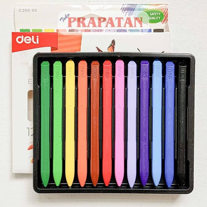 

BARU DELI PLASTIC CRAYON C200 | CRAYON PLASTIK