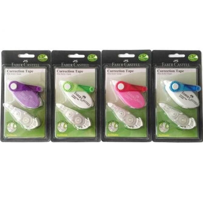 

BARU CORRECTION TAPE FABER CASTELL 6 METER SR-506