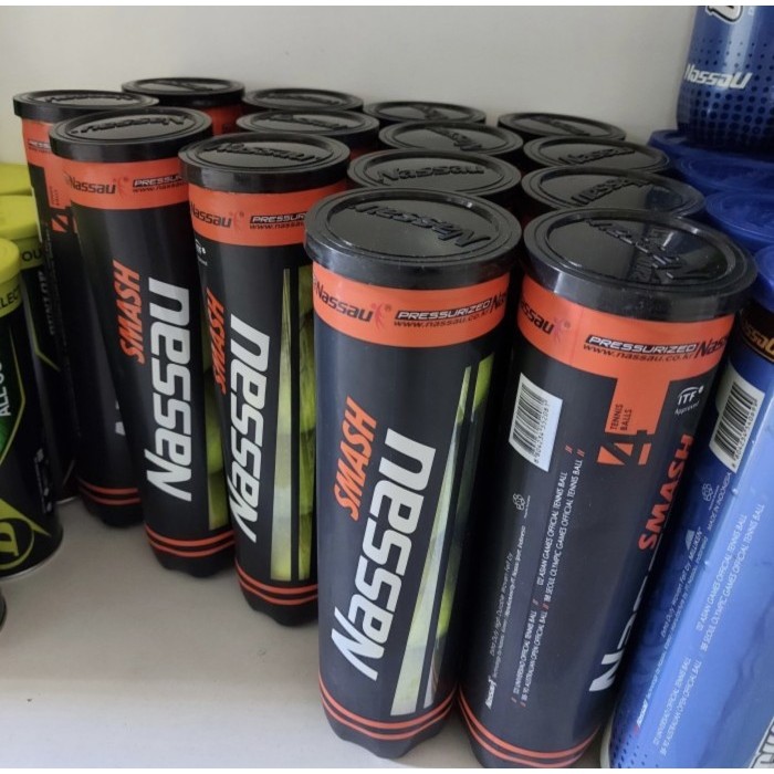 Bola Tenis Tennis Nassau Smash (Nassau Smash) Isi 4 Original