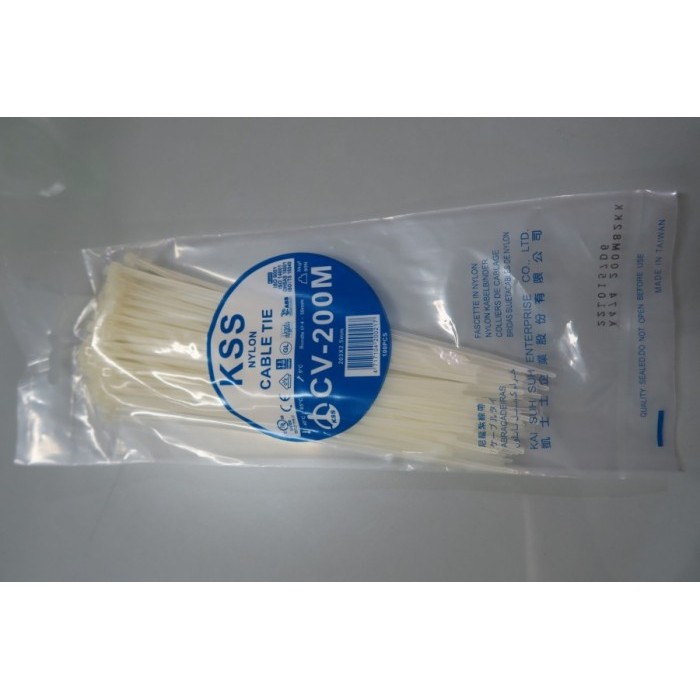 

BEBAS ONGKIR - KABEL TIES / KABEL TIS / CABLE TIE CV 200M KSS 20CM CV200M