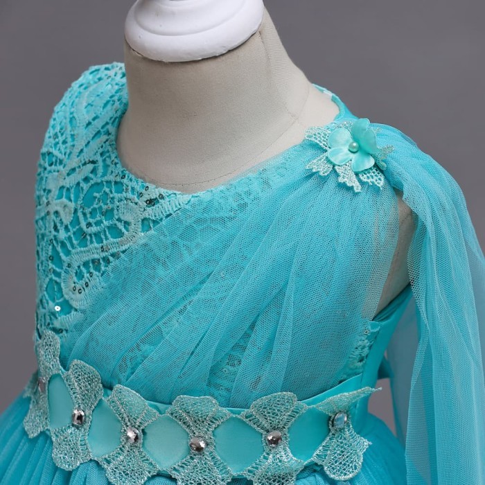 Bajukiddie Macy Dress Gold . Dress Anak Perempuan Gaun Pesta Thday