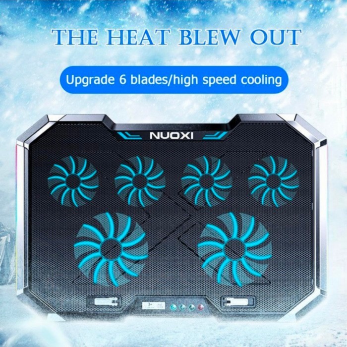 KIPAS LAPTOP RGB /KIPAS LAPTOP/COOLINGPAD Q8 X / COOLINGPAD GAMING