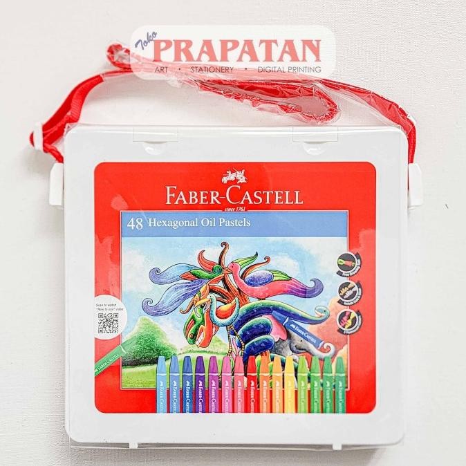 

BARU FABER CASTELL HEXAGONAL OIL PASTELS 48 WARNA