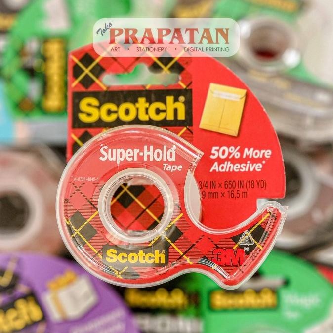 

BARU SCOTCH SUPER HOLD TAPE | ISOLASI BENING | SELOTIP