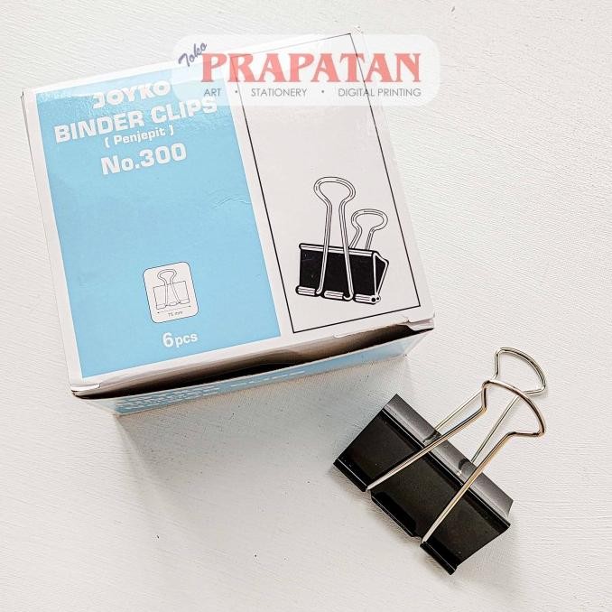 

BARU BINDER CLIP JOYKO NO. 300 | PENJEPIT KERTAS