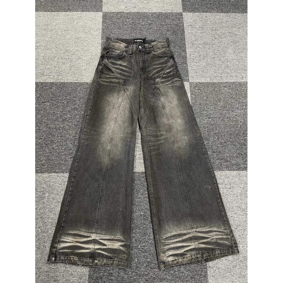 NO/FAITH STUDIOS - Sun Faded Dune Baggy Denim