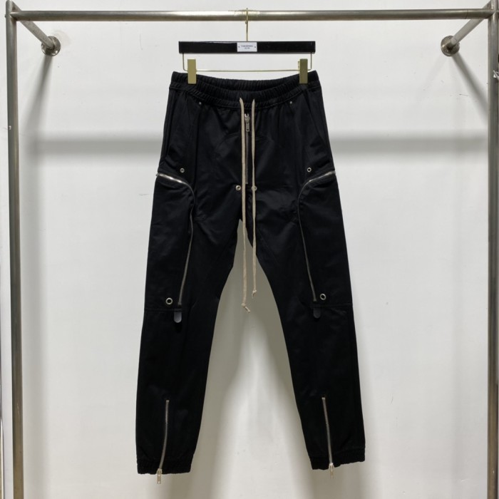 RICK OWENS - Black Bauhaus Cargo Pants