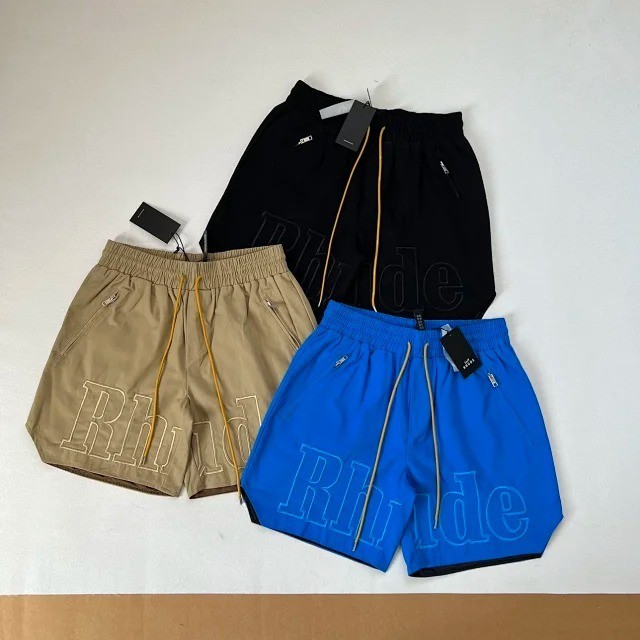 Rhude - Embroidered Twill Logo Short