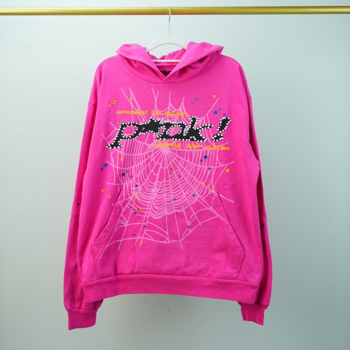 Sp5der P*NK Hoodie - Pink