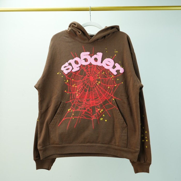 Sp5der Web Hoodie 'Brown'