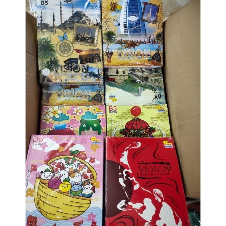 

Terbaru Buku Tulis Boxy Vision 42 Lembar 1 Pack Isi 6 Buku